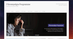 Desktop Screenshot of fibromyalgiaprogramme.com