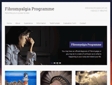 Tablet Screenshot of fibromyalgiaprogramme.com